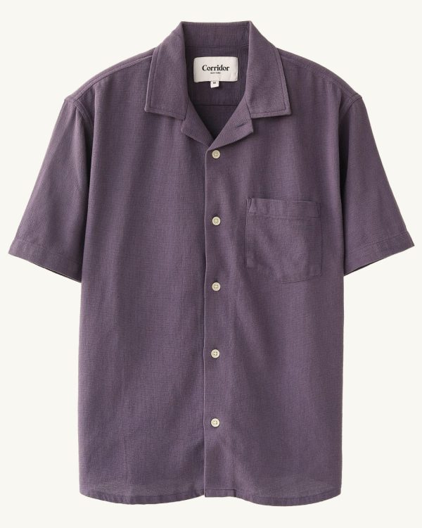 Hopsack SS - Violet For Cheap